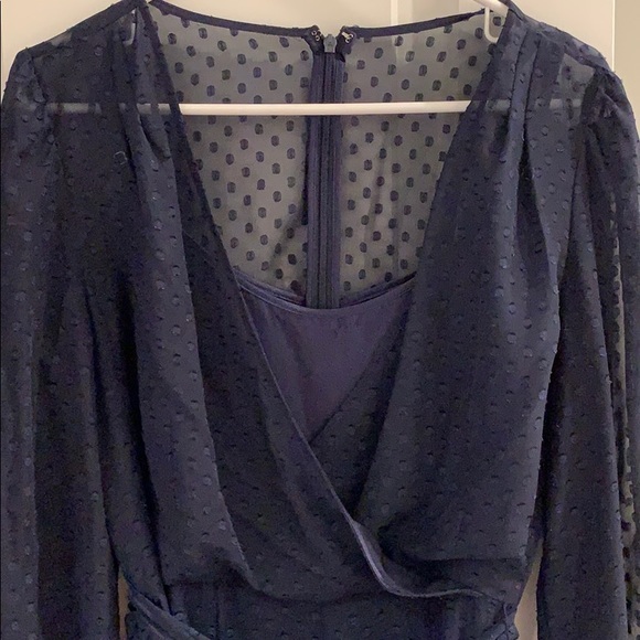 Tahari Swiss Dot A-line dress! - Picture 3 of 5